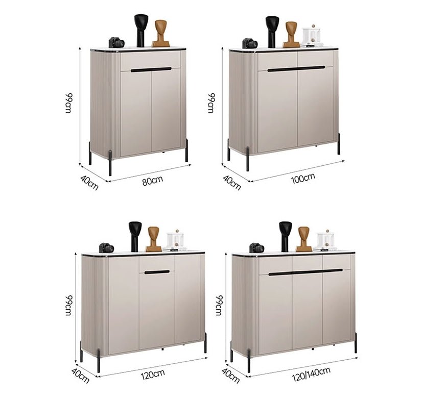 Samantha Shoe Storage, Off White - Miola