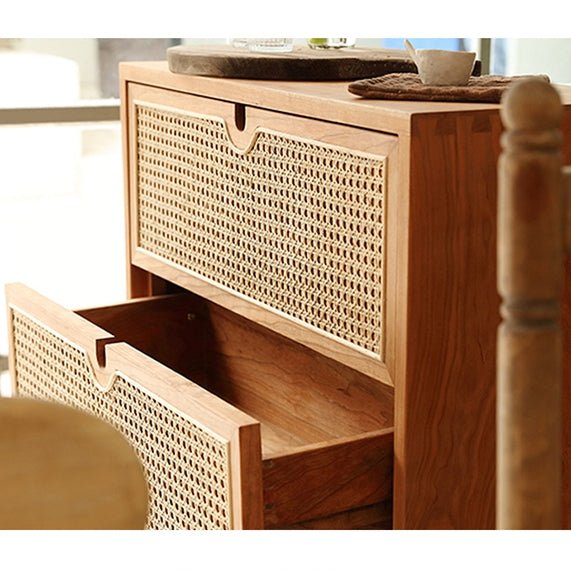 Pavia Chests Of Drawers, Natural Rattan & Oak - Miola