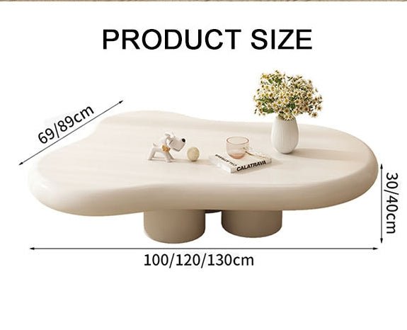Quintus Coffee Table, Cream - Miola