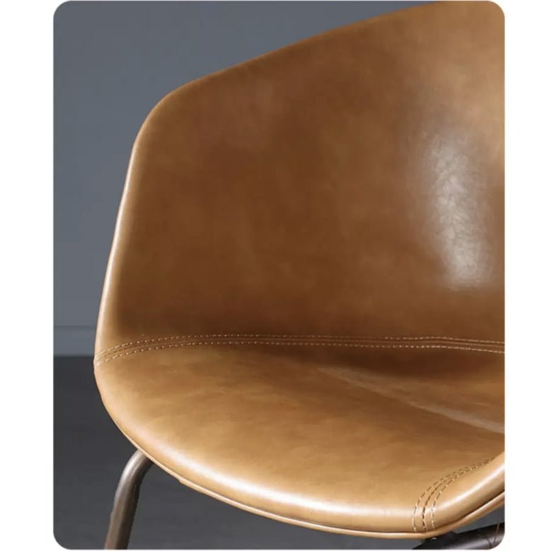 A Set of 2 Herron Dining Chairs, PU Leather - Miola