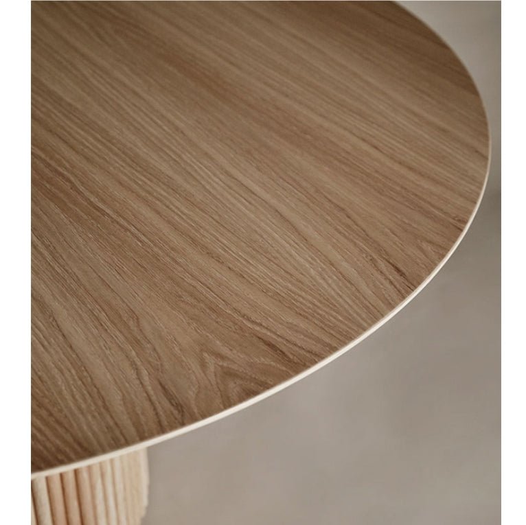 Ivar Round Dining Table, Oak Or Walnut - Miola