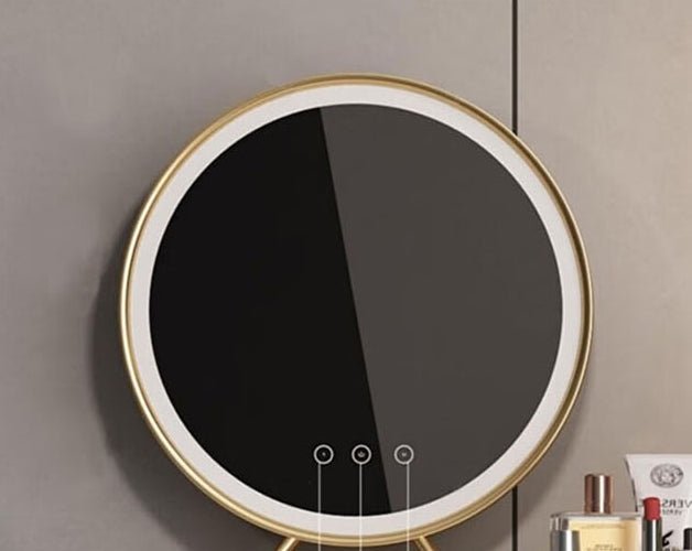 Serenique Dressing Table With LED Mirror - Miola