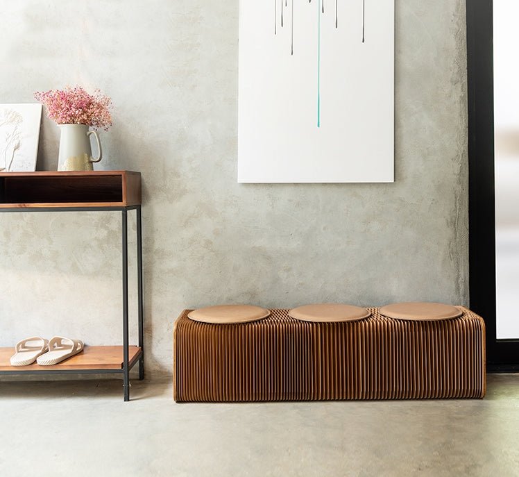 Accordion 3 Seater Bench - Miola