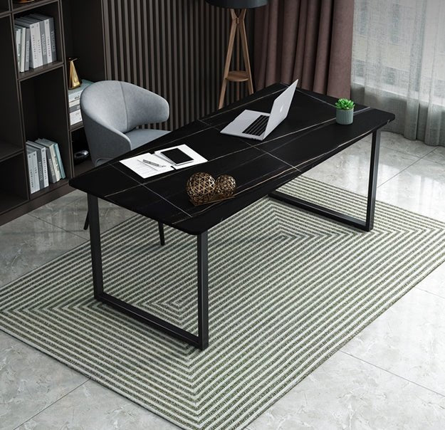Casson Office Desk, Sintered Stone - Miola