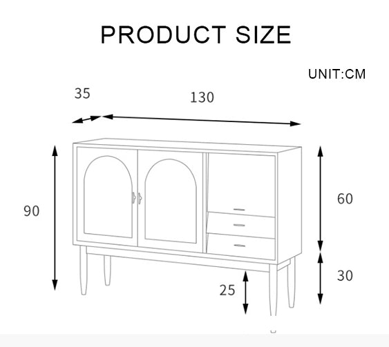 Dorota Sideboard, Natural Rattan - Miola