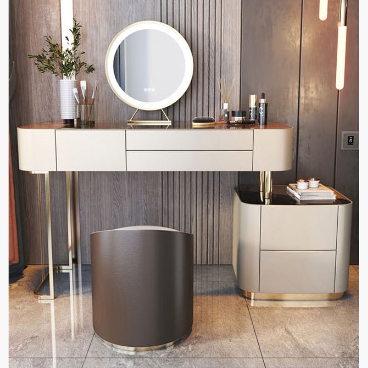 Vida Nevada Dressing Table with Mirror - Miola