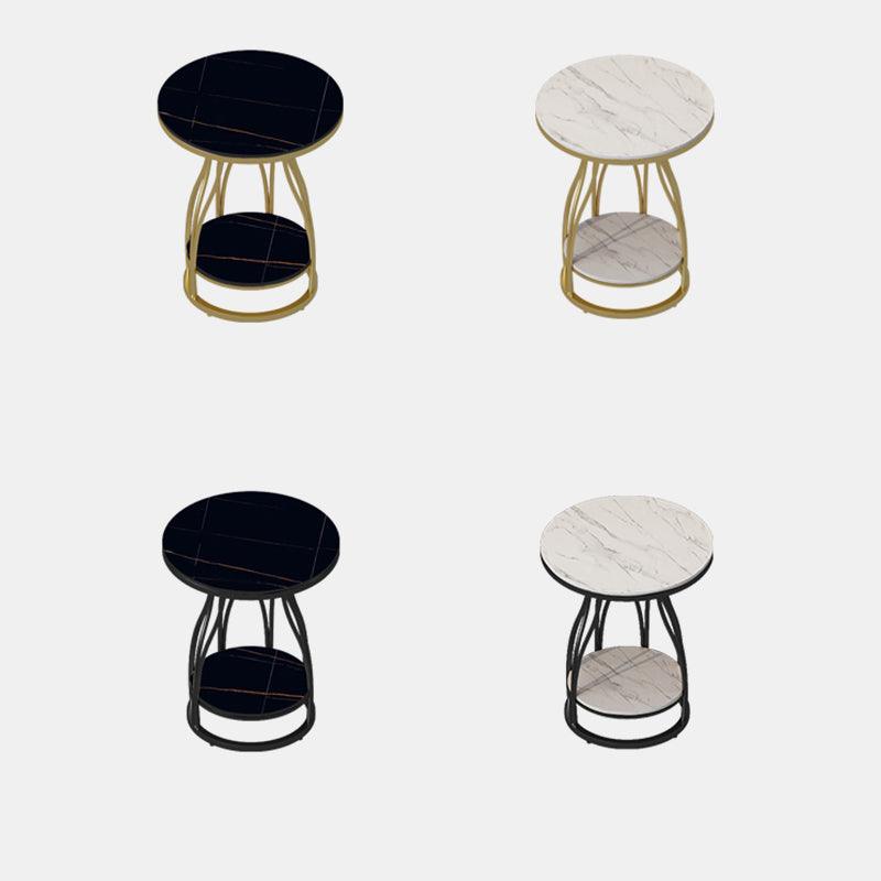 Amos Side Table, Gold Base - Miola