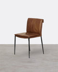 D'Amato Dining Chair, Leather - Miola