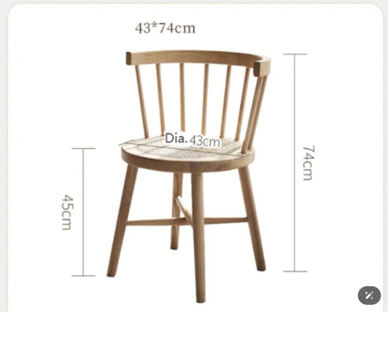 Gavril Rattan Dining Table, Oak, Rectangle - Miola