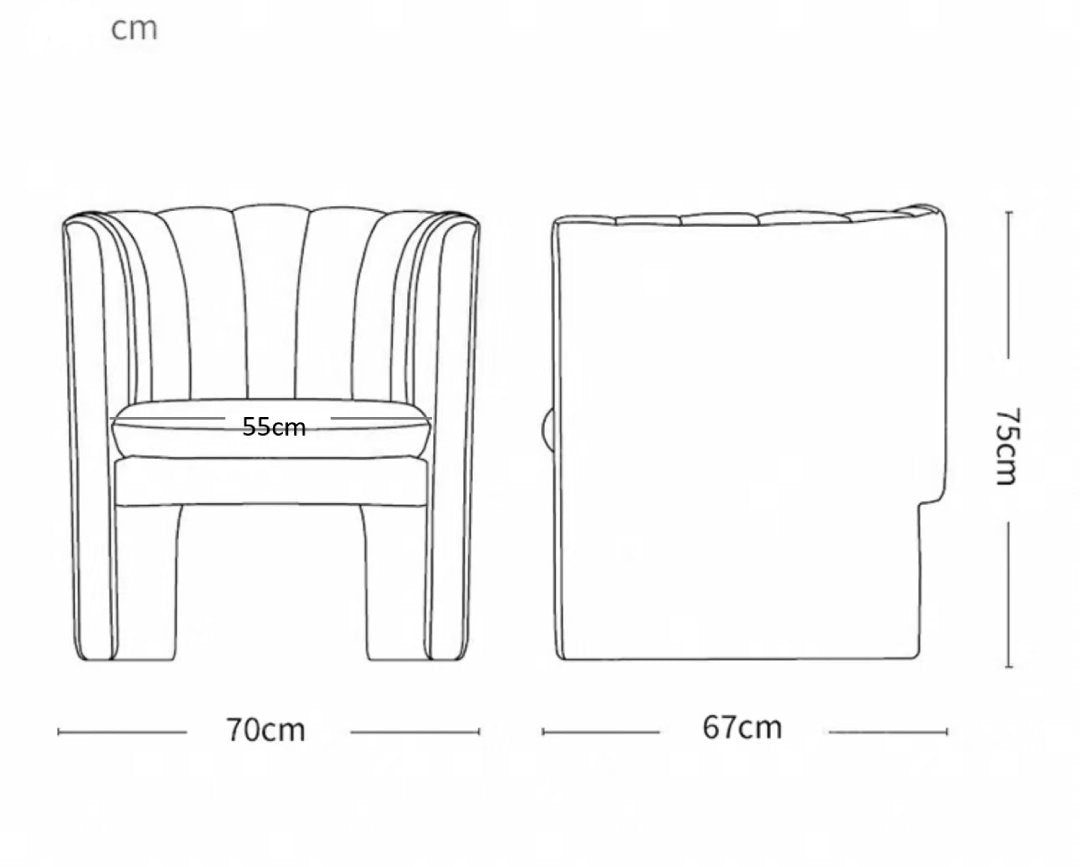 Edwick Armchair, Green Velvet - Miola