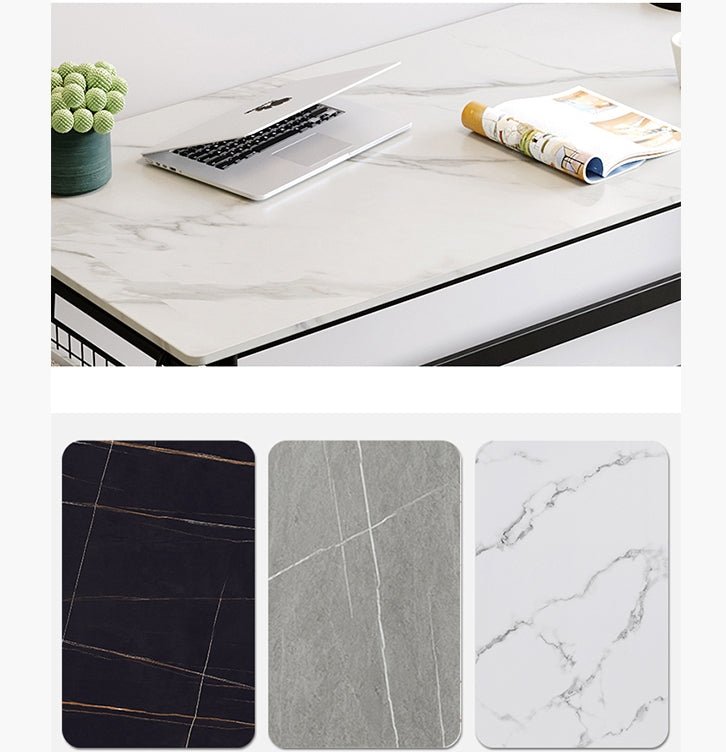 Bleeker Office Desk, Sintered Stone - Miola