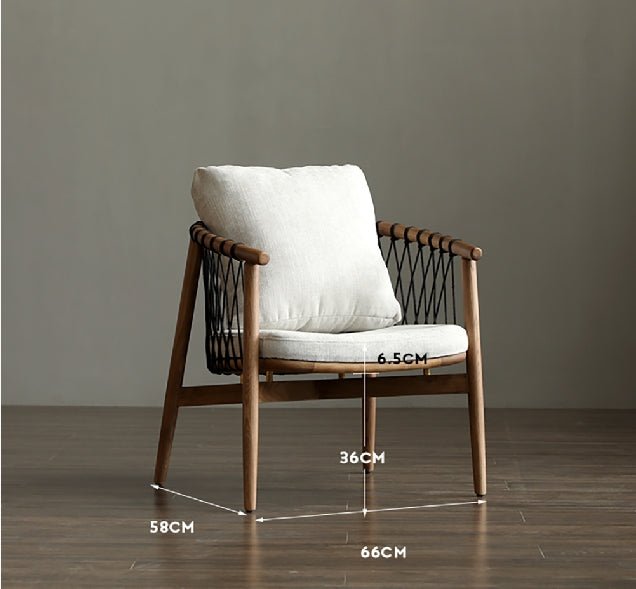 Hans Style AN81 Armchair, Walnut - Miola