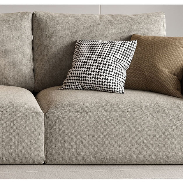 Lionel Three Seater Sofa, Linen - Miola