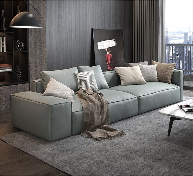 Hartste Three Seater Sofa, Leathaire - Miola