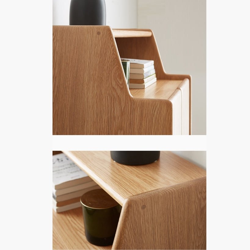 Jasper Entryway Shoe Storage, Light Oak - Miola