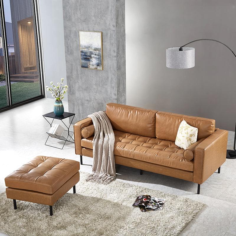 Minimalism Two Seater, Three Seater Sofa, Corner Sofa, Real Leather - Miola