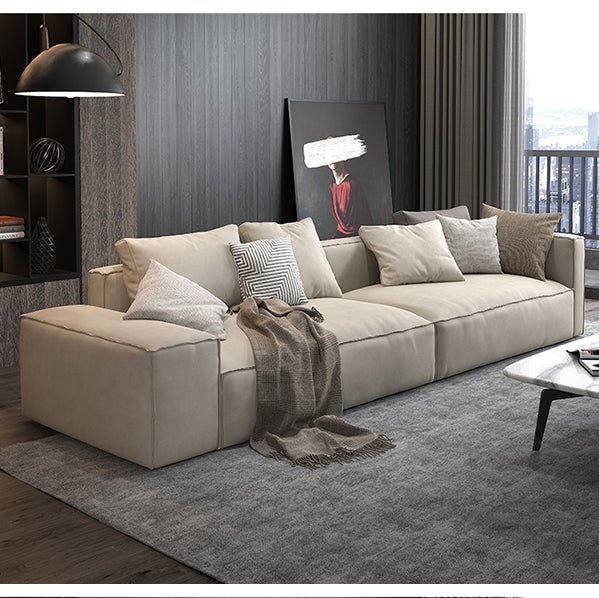 Hartste Three Seater Sofa, Leathaire - Miola