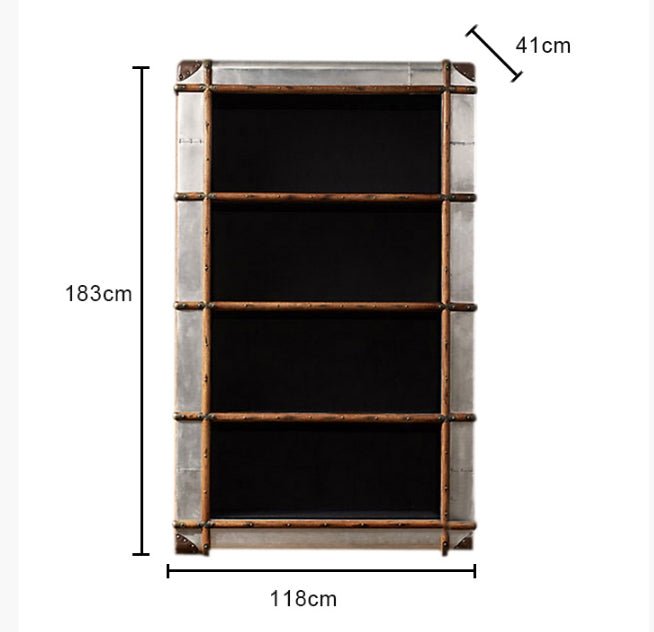 Aviator Bookcase, Loft Style - Miola