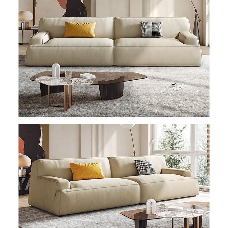 Isaac Two Seater Sofa, Leathaire - Miola