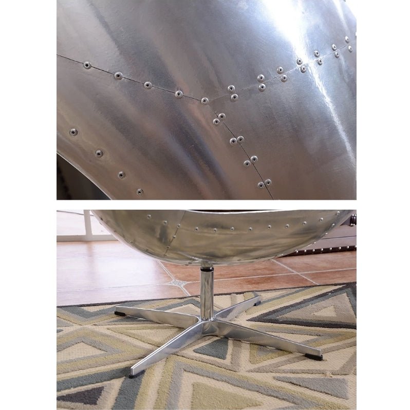 Aviator Office Chair, Aluminium Shell - Miola