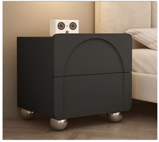 Niomi Bedside Table, Cream - Miola