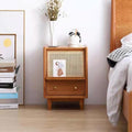 Radiogram Bedside Table, Walnut - Miola