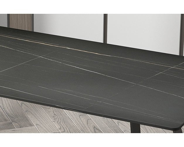 Sierra Office Desk, Sintered Stone - Miola