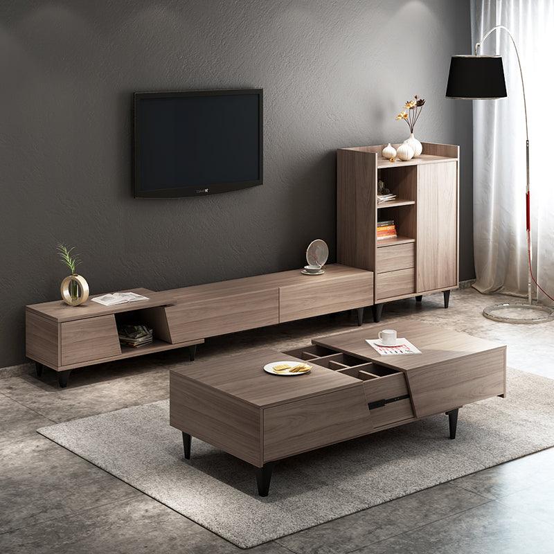 Noric Media Units, Extendable TV Stand, Coffee Table, Side Cabinet - Miola