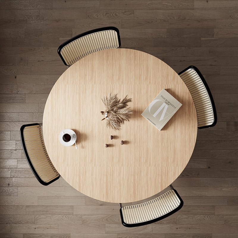 Ivar Round Dining Table, Oak Or Walnut - Miola