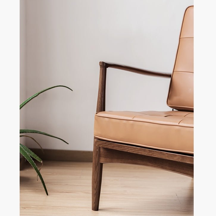 Hans CH32 Green Armchair, Solid Wood - Miola