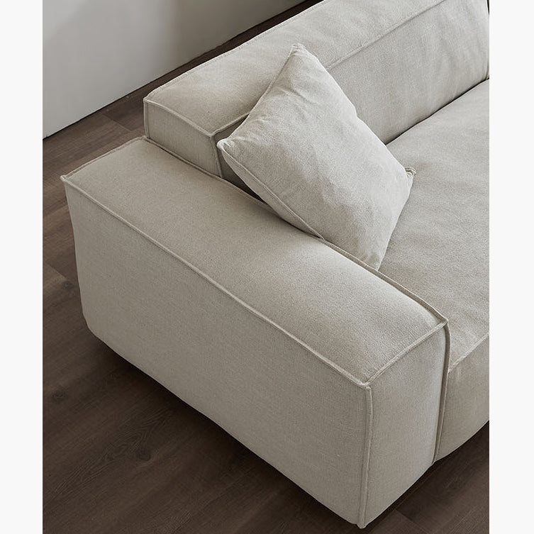 Jerome Three Seater Sofa, Modular Sofa, Cotton Linen - Miola