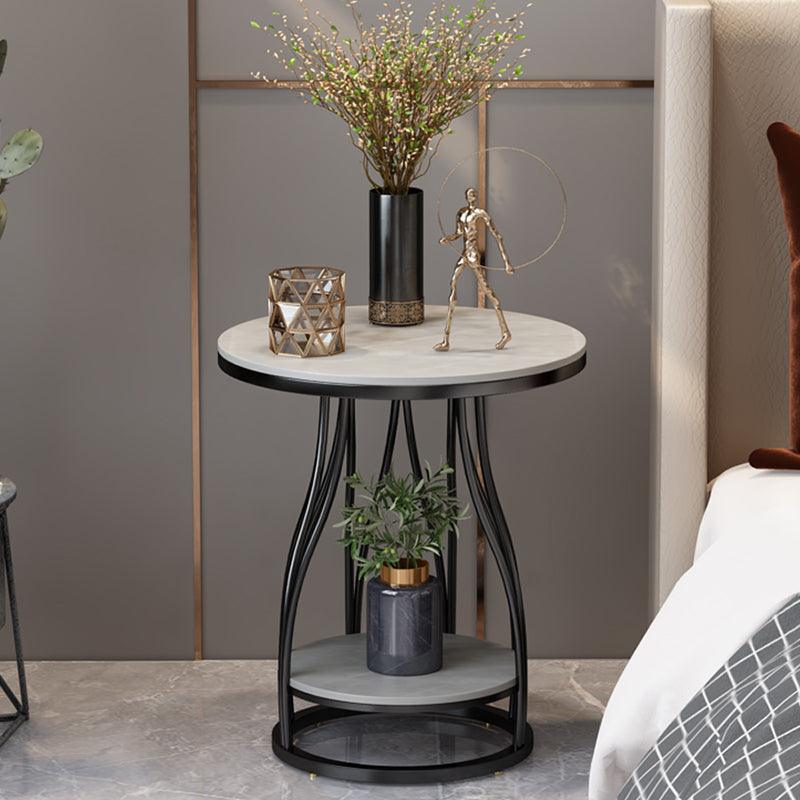 Amos Side Table, Gold Base - Miola