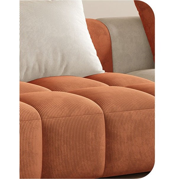 Arabella Module Sofa, Two Seater Sofa, Three Seater Sofa, Four Seater, Corduroy Fabric - Miola