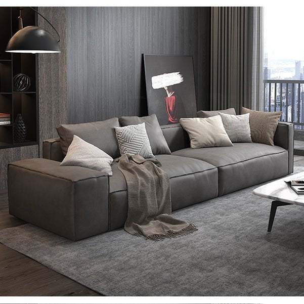 Hartste Three Seater Sofa, Leathaire - Miola