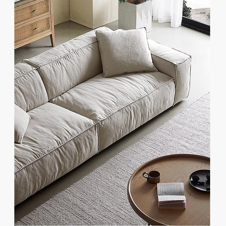Jerome Three Seater Sofa, Modular Sofa, Cotton Linen - Miola
