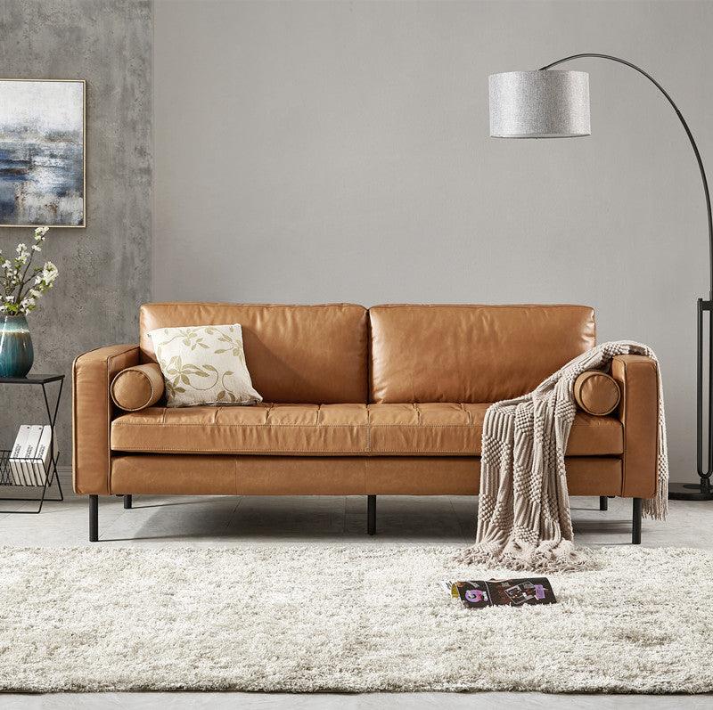 Minimalism Two Seater, Three Seater Sofa, Corner Sofa, Real Leather - Miola