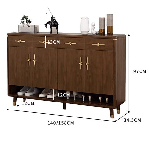 Piper Shoe Storage, Wood - Miola