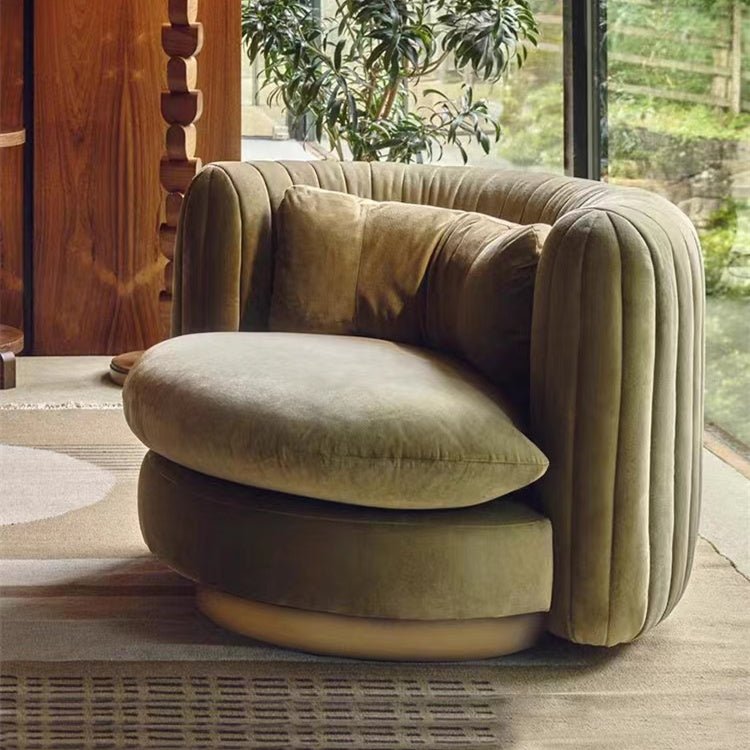 Nova Swivel Armchair, Boucle - Miola