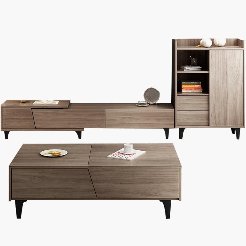 Noric Media Units, Extendable TV Stand, Coffee Table, Side Cabinet - Miola