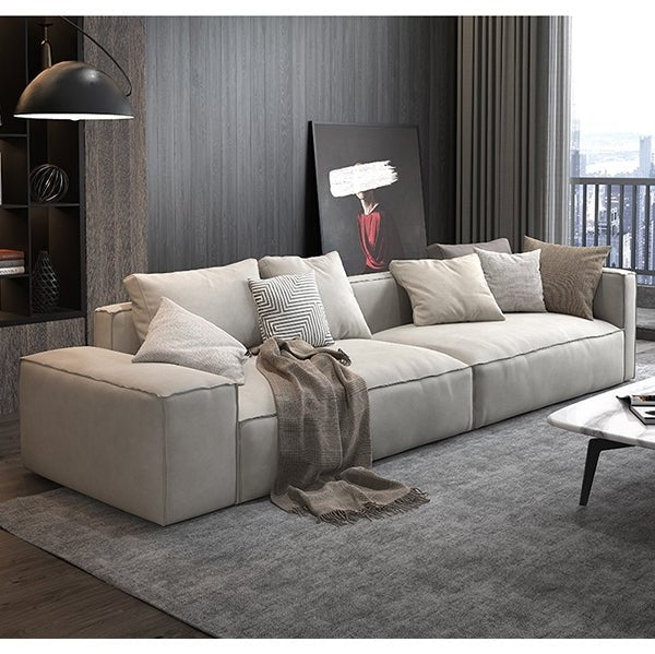 Hartste Three Seater Sofa, Leathaire - Miola