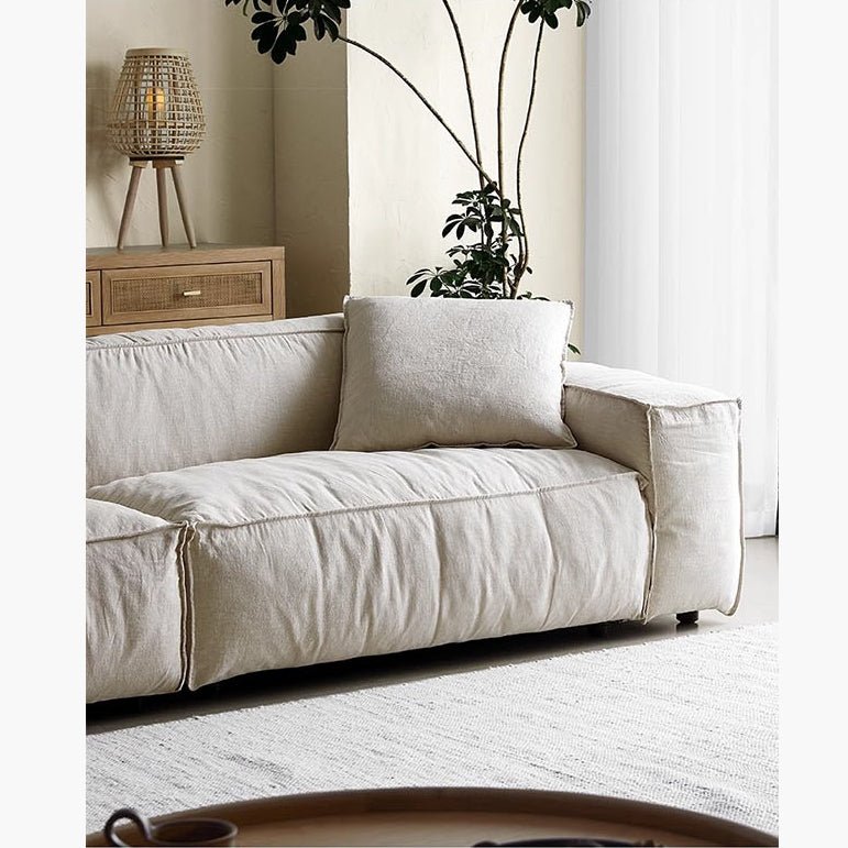Jerome Three Seater Sofa, Modular Sofa, Cotton Linen - Miola