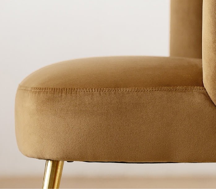 Dwight Dining Chair, Gold Frame - Miola