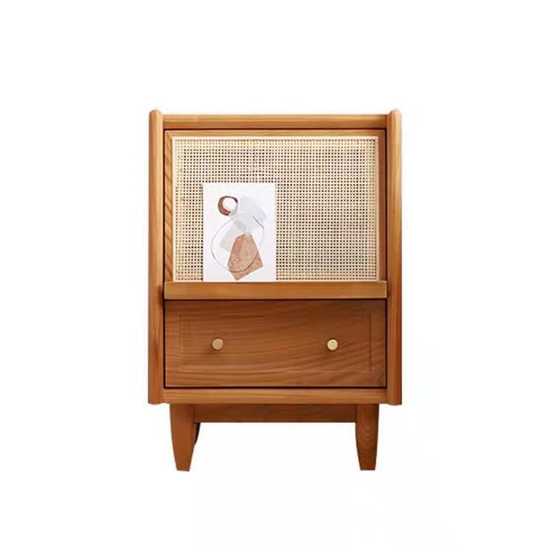 Radiogram Bedside Table, Walnut - Miola