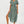 Load image into Gallery viewer, Orange Floral Print Hem Tiered Wrap Midi Dress In Green
