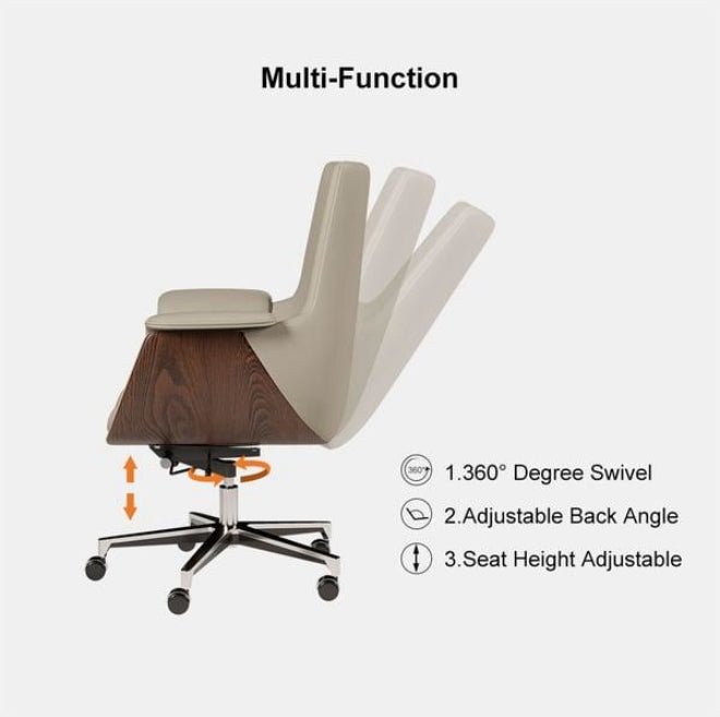 Deon E43 Home Office Chair, Medium Size - Miola