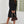 Load image into Gallery viewer, Cozy Soft Long Sleeve Kint Mini Dress In Black

