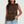 Load image into Gallery viewer, Leopard Print Frill Trim Sleeve Frill Neck Blouse Top In Brown

