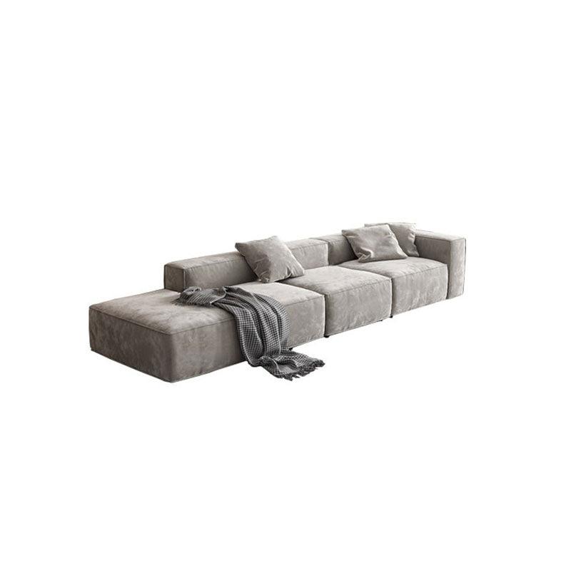 Yetta Three Seater, Four Seater Sofa, Corner Sofa, Grey Velvet - Miola