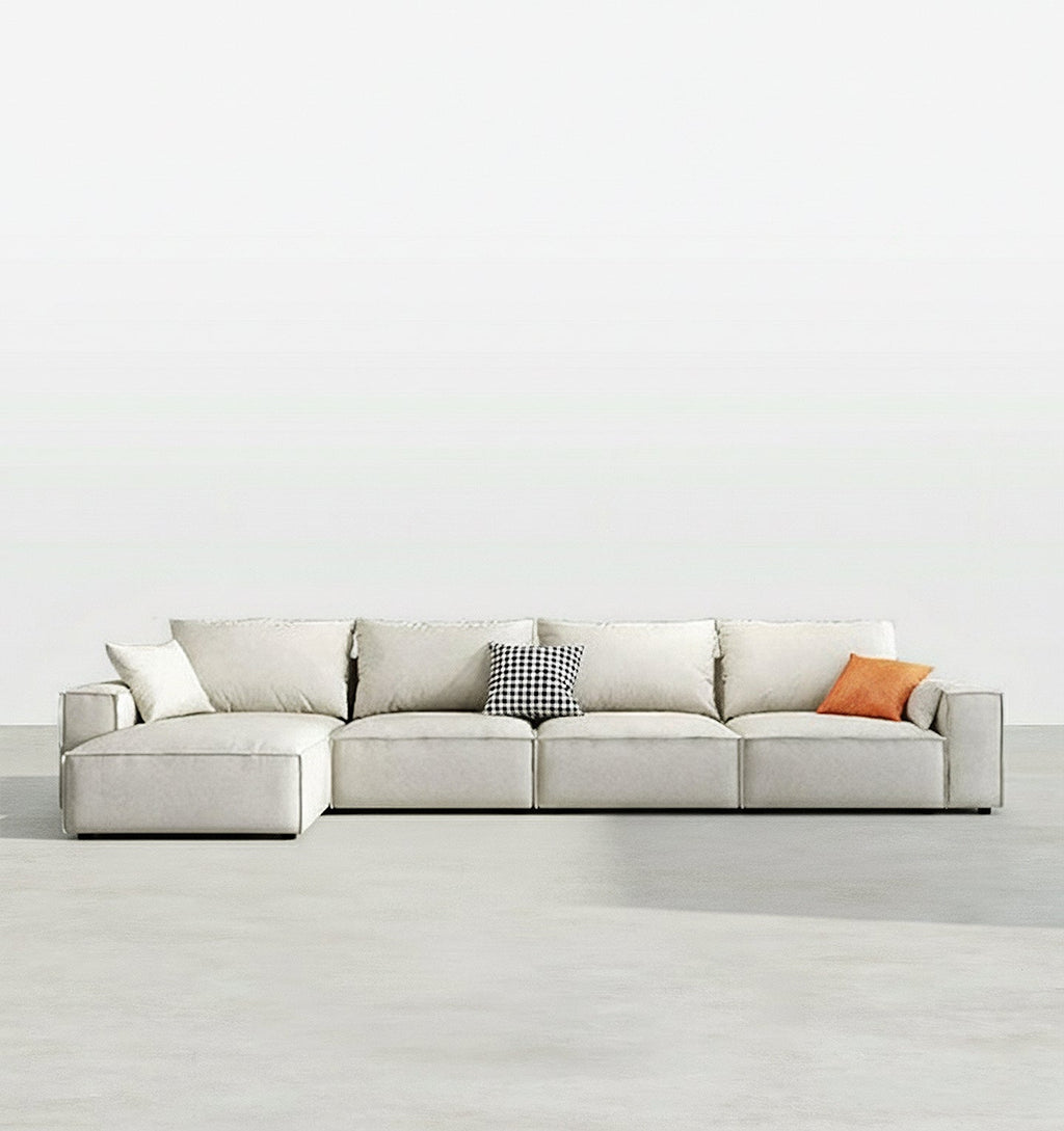 R67 Anselm Four Seater, Five Seater Sofa, Corner Sofa, Leathaire - Miola