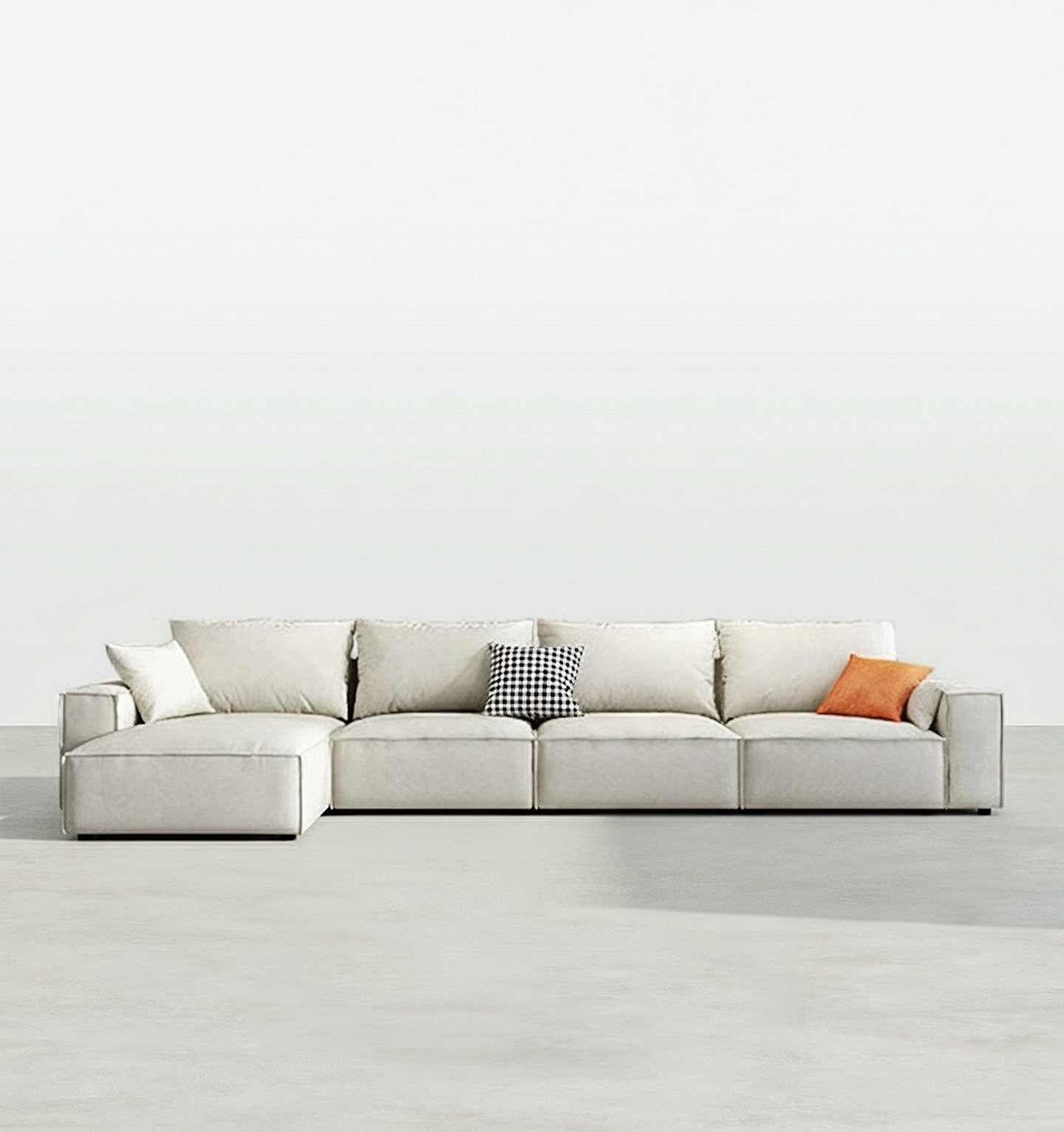 R67 Anselm Four Seater, Five Seater Sofa, Corner Sofa, Leathaire - Miola